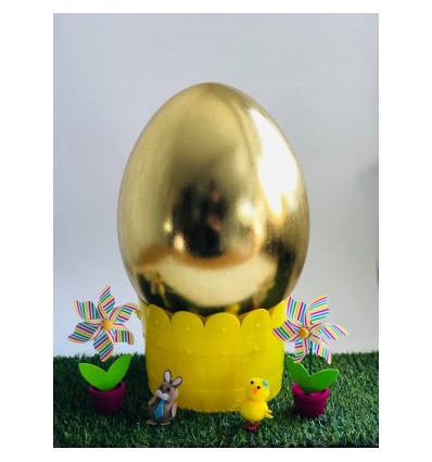 FIGURA HUEVO DORADO
