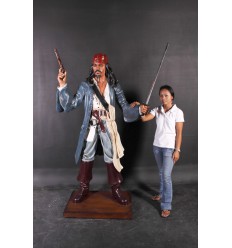 PIRATE WITH GUN 6FT.