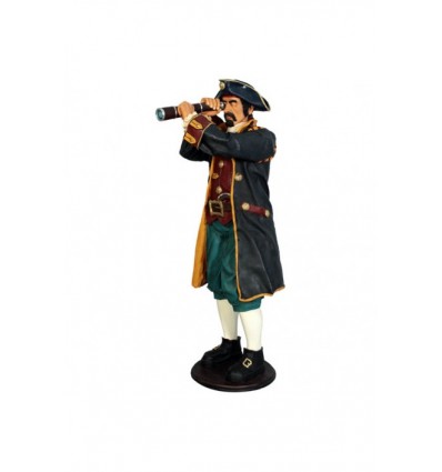 REPLICA A TAMAÑO REAL DE UN PIRATA CON CATALEJO