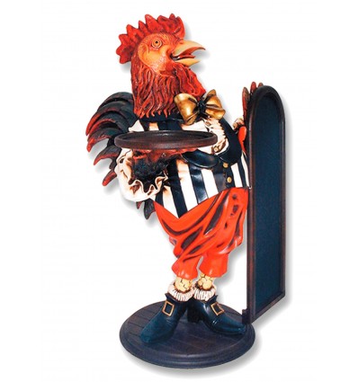 GALLO CAMARERO CON PIZARRA