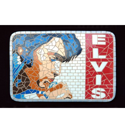 ESCUDO MOSAICO ELVIS PRESLEY