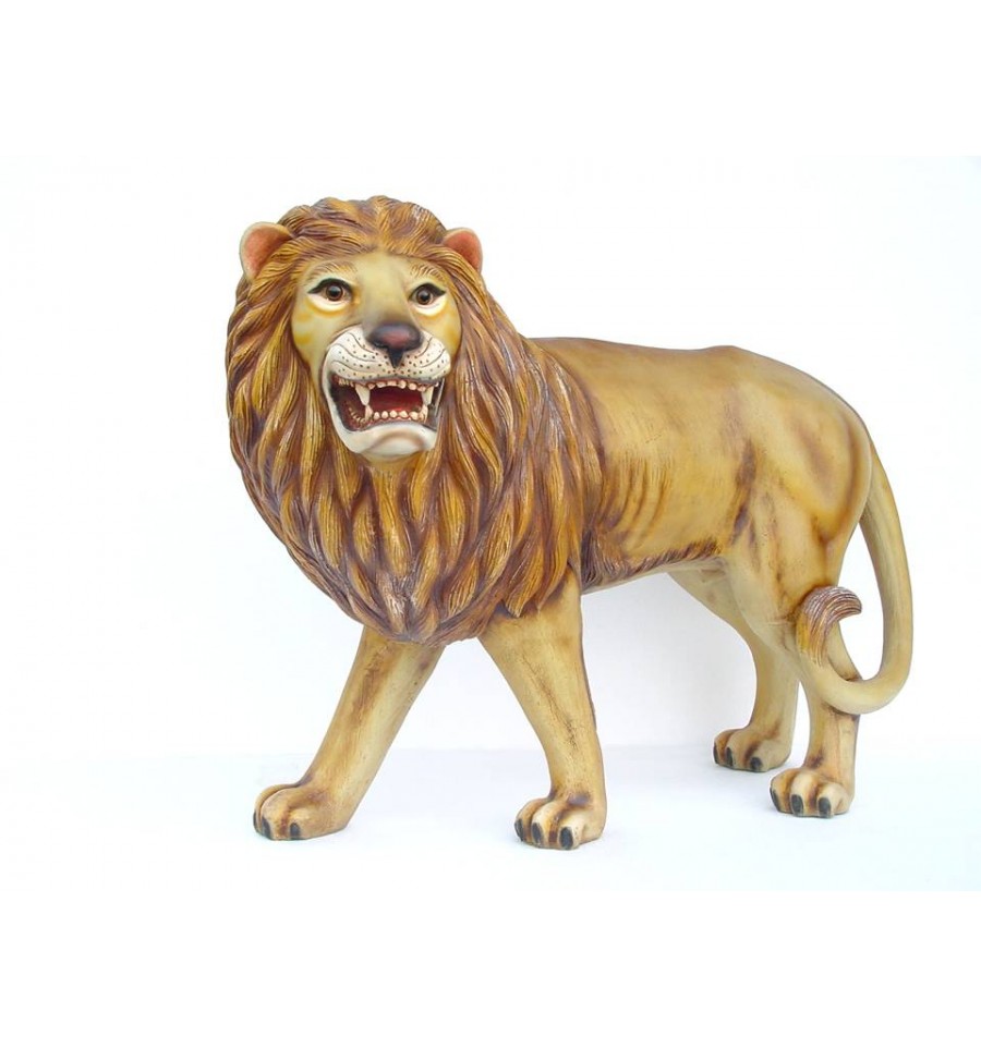 LEON DECORATIVO, FIGURA LEON, REPLICA LEON, ESTATUA LEON A 3D - Comprar  figuras de resina Macocaya