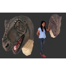 CABEZA DE DINOSAURIO T-REX PARA COLGAR