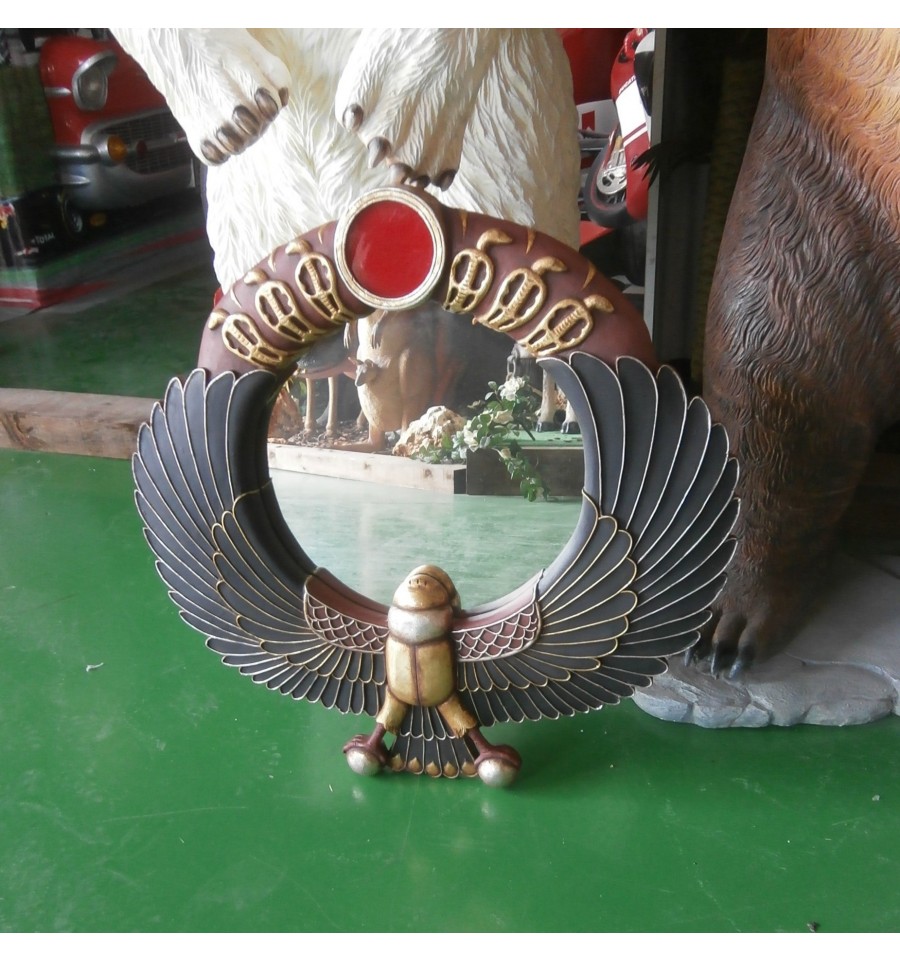 replica espejo egipcio halcon - Comprar figuras de resina Macocaya