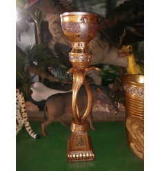 SNAKE WITH FLOWER VASE