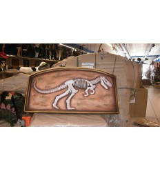 ANIMAL DINOSAUR T-REX FOSSIL IN FRAME