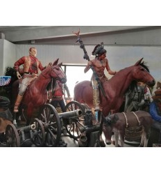 GUERRERO INDIO CABALGANDO